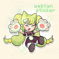 Webtan YAYE sticker Pre-Order
