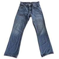 Image 2 of Mens Levi's 527 Boot cut Jeans, straight fit low rise dark wash VNTG ''06''  SZ 30/30 