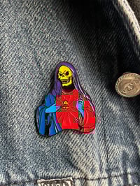 Image 1 of Holy Skeleton Enamel Pin
