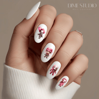 Image 1 of PINK BABY CHIBIS SLASHER CREW NAIL DECALS 