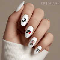 Image 1 of JASON VOORHEES HALLOWEEN NAIL DECALS