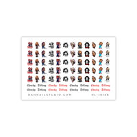 Image 4 of THE BRIDE & CHUCKY NAIL DECALS