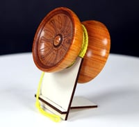 Image 2 of "Spiked" Brazilwood Yo-Yo #2025-117