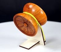 Image 5 of "Spiked" Brazilwood Yo-Yo #2025-117