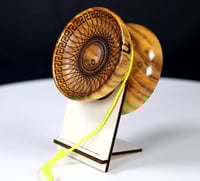 Image 2 of "Spiked" Pistachio Wood Yo-Yo, #2025-118