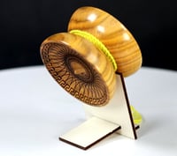 Image 5 of "Spiked" Pistachio Wood Yo-Yo, #2025-118