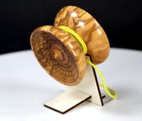 Image 5 of "Spiked" Boxwood yo-yo, #2025-119