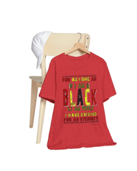 Image 4 of  "I am black I am free" Clothing with meaning by Myz T's S - 5XL