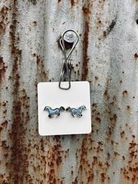 Turquoise Horse Studs