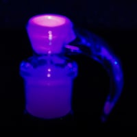 Image 3 of TRANS MARINA > DENSE WHITE SATIN / MAI-TAI 18MM SLIDE