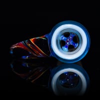 Image 5 of TRANS MARINA > DENSE WHITE SATIN / MAI-TAI 18MM SLIDE