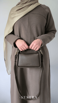 Image 2 of Mocha Jumper Dress