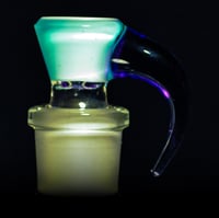 Image 2 of TRANS MARINA > DENSE WHITE SATIN / POTION 18MM SLIDE