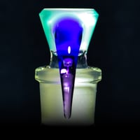 Image 4 of TRANS MARINA > DENSE WHITE SATIN / POTION 18MM SLIDE