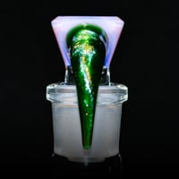 Image 2 of NEO ROSE / GREEN STARDUST 18MM SLIDE