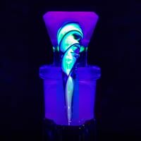 Image 4 of WILDBERRY > ICY WHITE SATIN / ILLUMINATI SPIRAL 18MM SLIDE