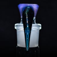 Image 2 of WILDBERRY > ICY WHITE SATIN / BLUE STARDUST 18MM SLIDE