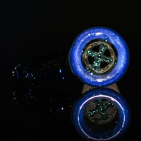 Image 4 of WILDBERRY > ICY WHITE SATIN / BLUE STARDUST 18MM SLIDE