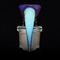Image 2 of WILDBERRY > ICY WHITE SATIN / DENSE MARINA 18MM SLIDE
