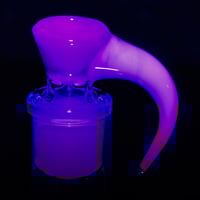 Image 3 of WILDBERRY > ICY WHITE SATIN / DENSE MARINA 18MM SLIDE