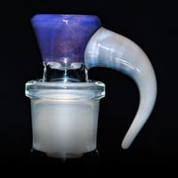 Image 1 of WILDBERRY > ICY WHITE SATIN / OREGON GRAY 18MM SLIDE