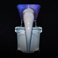 Image 2 of WILDBERRY > ICY WHITE SATIN / OREGON GRAY 18MM SLIDE