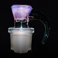 Image 1 of ROSE QUARTZ > ICY WHITE SATIN / ATLANTIS 18MM SLIDE