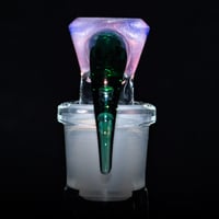 Image 2 of ROSE QUARTZ > ICY WHITE SATIN / ATLANTIS 18MM SLIDE