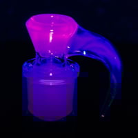Image 3 of ROSE QUARTZ > ICY WHITE SATIN / TRANS MARINA 18MM SLIDE