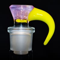 Image 1 of ROSE QUARTZ > ICY WHITE SATIN / ROSWELL 18MM SLIDE