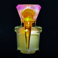 Image 4 of ROSE QUARTZ > ICY WHITE SATIN / TERPS 18MM SLIDE
