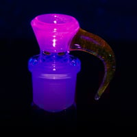 Image 5 of ROSE QUARTZ > ICY WHITE SATIN / TERPS 18MM SLIDE