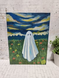 Image 1 of Meadow ghost | Original  6 x 8