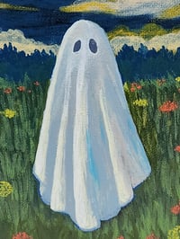 Image 2 of Meadow ghost | Original  6 x 8