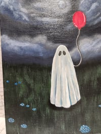 Image 3 of Ghost and Red Balloon | Original 8 x 10