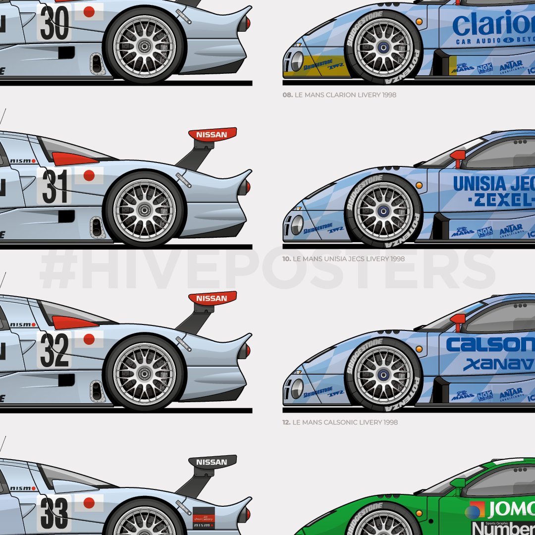 Nissan R390 GT1 Poster | Hive Posters