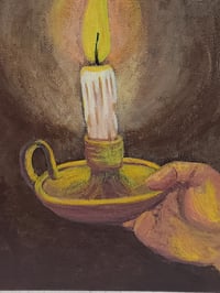 Image 5 of Light in the Dark | Original 6 x 8