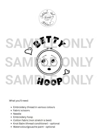 Image 2 of PDF Pattern - Betty Hoop