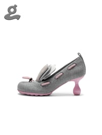 Image 3 of Three Tongue Drawstring High Heels