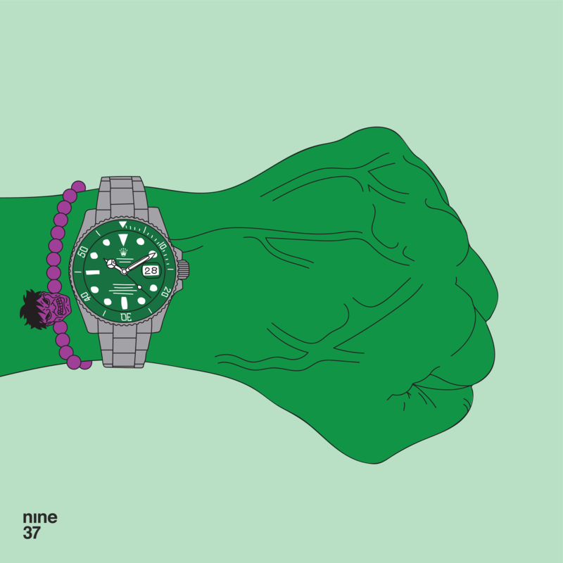 Image of Hulk wrist shot