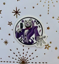 Image 1 of King Dice Sticker Clear BG