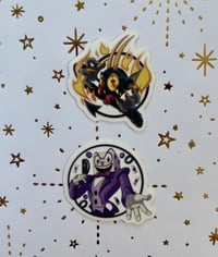 Image 3 of King Dice Sticker Clear BG