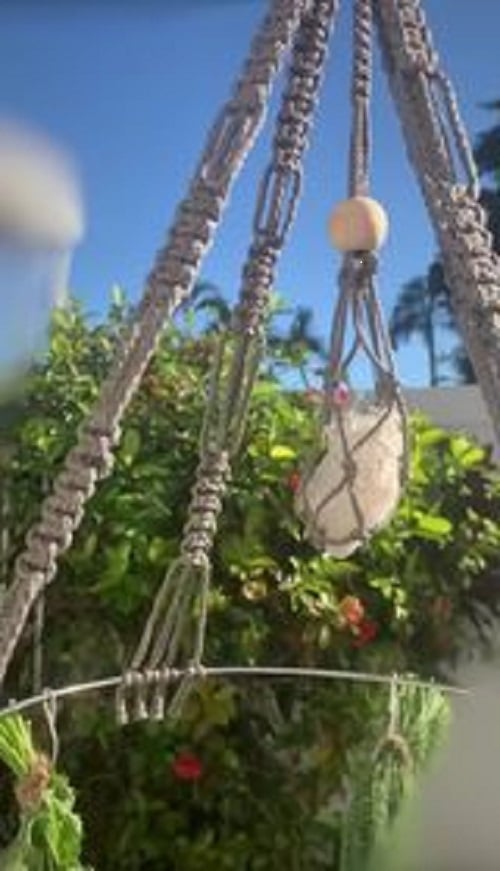 Image of Herb Drying Rack -Decorative Herb Drying Rack Hanging - Secured Herb Dryer Hooks - Macrame Boho Flow