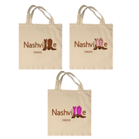 Image 1 of Nashville, Tennessee Tote Bags