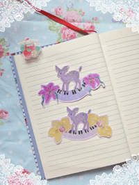 Piano Fawn 3" Sticker 