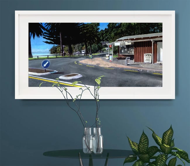 Laingholm Beach Store Print