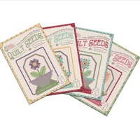 Image 1 of QUILT SEED PATTERNS Piece and Plenty 4 pk by Bee in My Bonnet