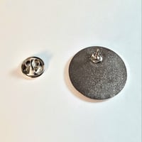 Image 3 of Death Enamel Pin With Original Band Logo
