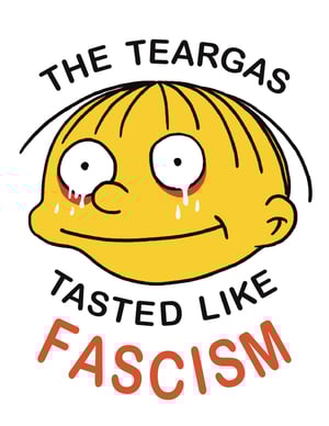 Image of TASTES LIKE FASCISM BASEBALL Tee