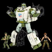 Image 1 of Hasbro Transformers Collaborative G.I. Joe Autobot Kup Triple T Tank & 2 Figures Set